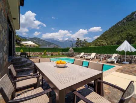 2 2 Stone Villa For Sale In Nature In Fethiye