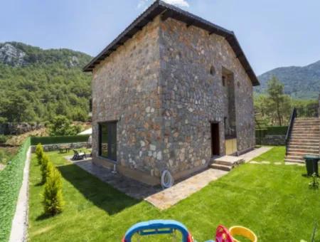 2 2 Stone Villa For Sale In Nature In Fethiye