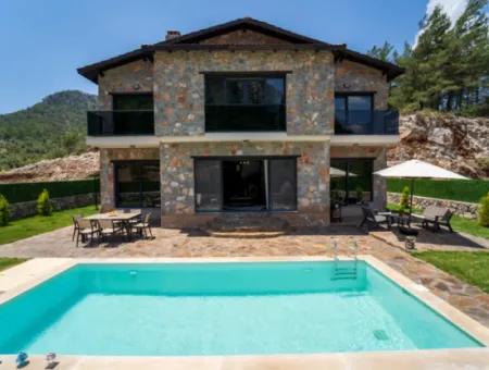 2 2 Stone Villa For Sale In Nature In Fethiye