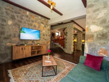 2 2 Stone Villa For Sale In Nature In Fethiye