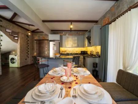 2 2 Stone Villa For Sale In Nature In Fethiye