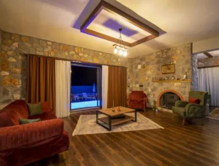 2 2 Stone Villa For Sale In Nature In Fethiye