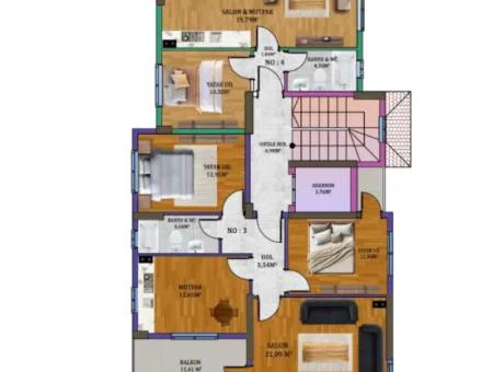 Lux 1 1/2 1 Apartments For Sale From Mugla Ortacada Project