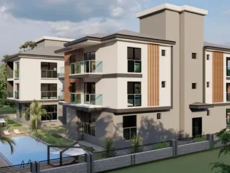 2 In 1 Luxury Apartments For Sale With Swimming Pool In Ortaca Cayli