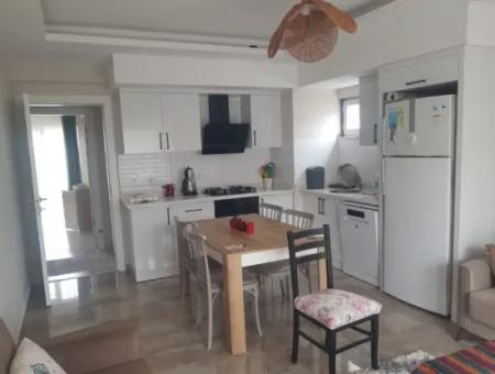 Furnished Apartment With Pool For Rent In Karaburun Neighborhood