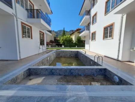 Spacious 1 1 Apartment For Sale With Pool In Ortacada