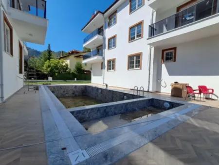 Spacious 1 1 Apartment For Sale With Pool In Ortacada