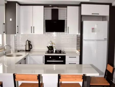 4 1 Furnished Villa For Sale With Detached Pool In Ortaca Karaburun.