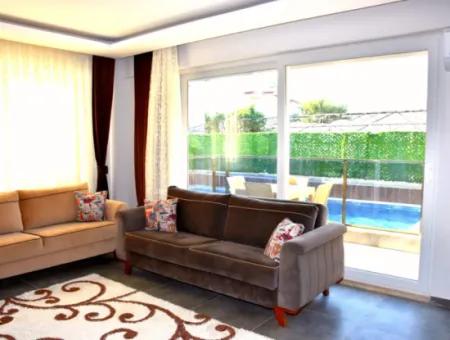 4 1 Furnished Villa For Sale With Detached Pool In Ortaca Karaburun.