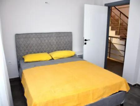 4 1 Furnished Villa For Sale With Detached Pool In Ortaca Karaburun.