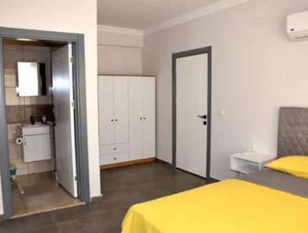 4 1 Furnished Villa For Sale With Detached Pool In Ortaca Karaburun.