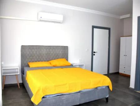 4 1 Furnished Villa For Sale With Detached Pool In Ortaca Karaburun.