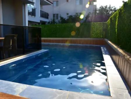 4 1 Furnished Villa For Sale With Detached Pool In Ortaca Karaburun.