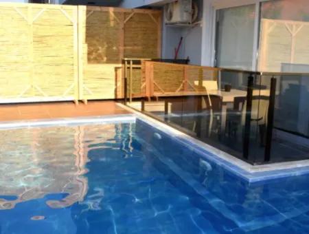 4 1 Furnished Villa For Sale With Detached Pool In Ortaca Karaburun.