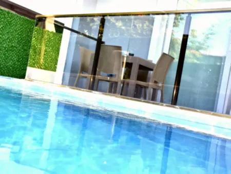 4 1 Furnished Villa For Sale With Detached Pool In Ortaca Karaburun.