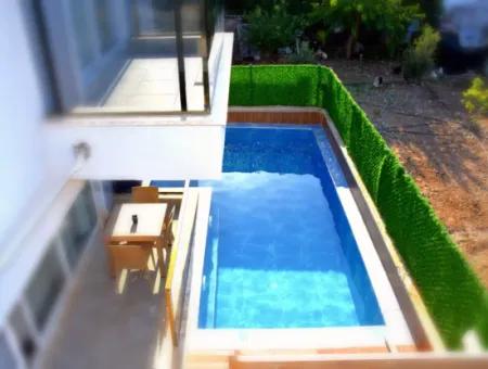 4 1 Furnished Villa For Sale With Detached Pool In Ortaca Karaburun.