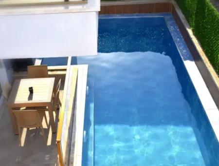 4 1 Furnished Villa For Sale With Detached Pool In Ortaca Karaburun.