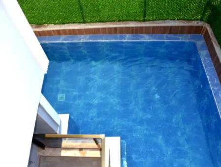 4 1 Furnished Villa For Sale With Detached Pool In Ortaca Karaburun.
