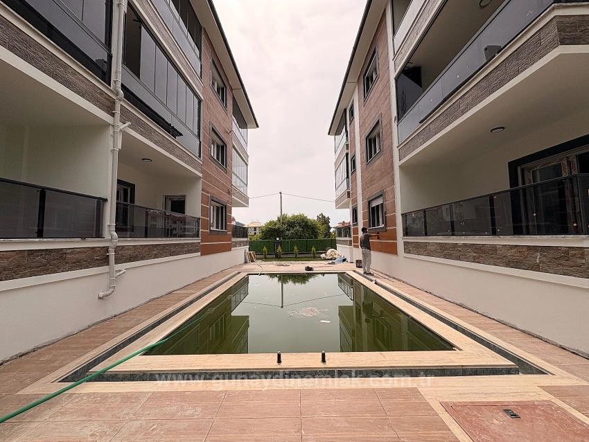 Квартира 1+1 С Бассейном В Районе Чайлы, Ортаджа.