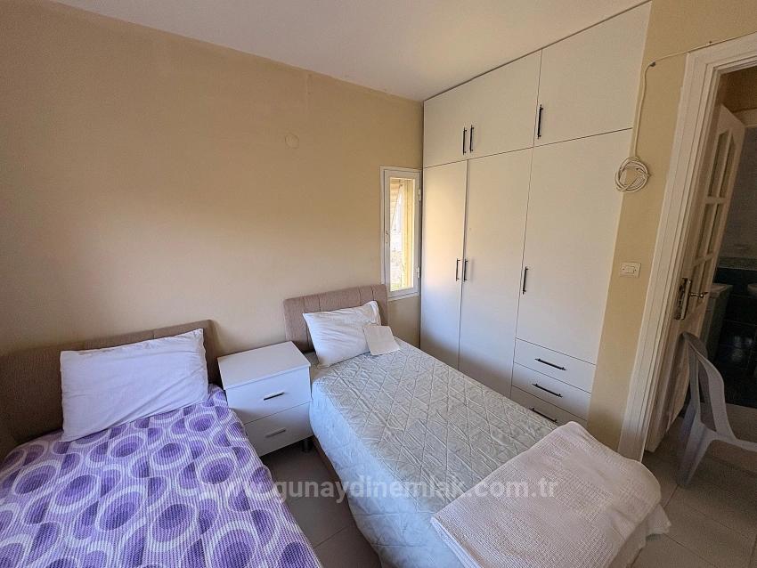 Сдается В Аренду Полностью Меблированная Двухуровневая Квартира (3+1) В Районе Сарыгерме, Ортаджа.