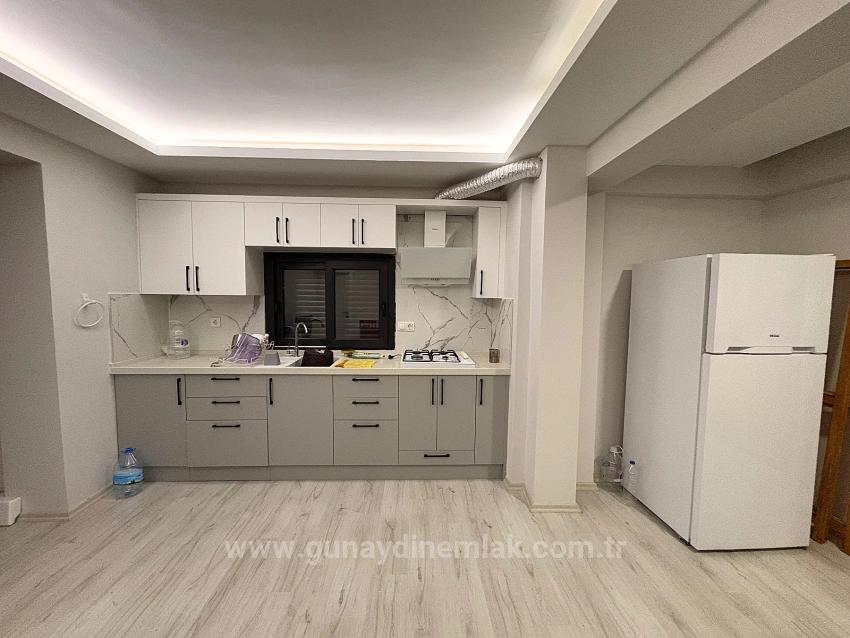 Сдается Полностью Меблированная Квартира 1+1 В Районе Карабурун, Ортача.
