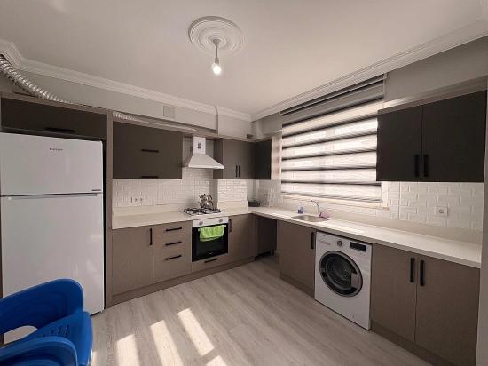 Полностью Меблированная Квартира 3+1 С Бассейном В Районе Карабурун, Ортача.