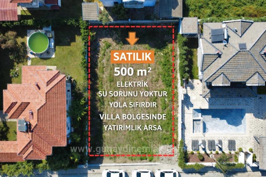 Dalyan Merkez De 500 M2 Villa İmarlı Satılık Arsa | Denize 200 M