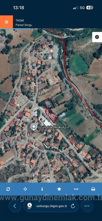 Beyağaç Uzunoluk Mah. Satılık Arsa - Konut İmar Durumlu - 928 m²