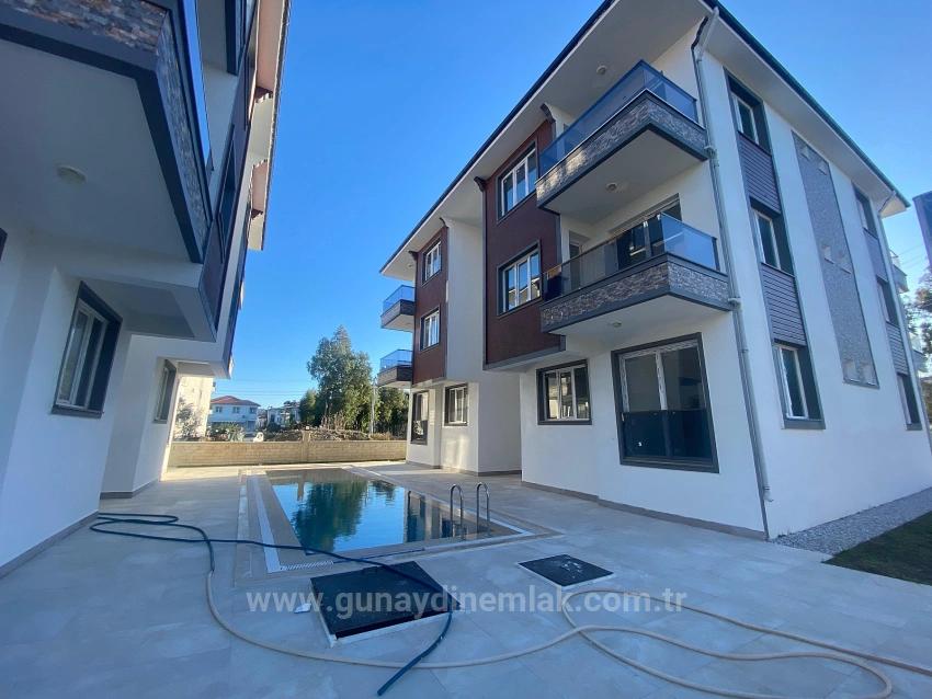 Dalaman Söğütlüyurt Mahallesinde Havuzlu Sitede 1+1 Sıfır Daire