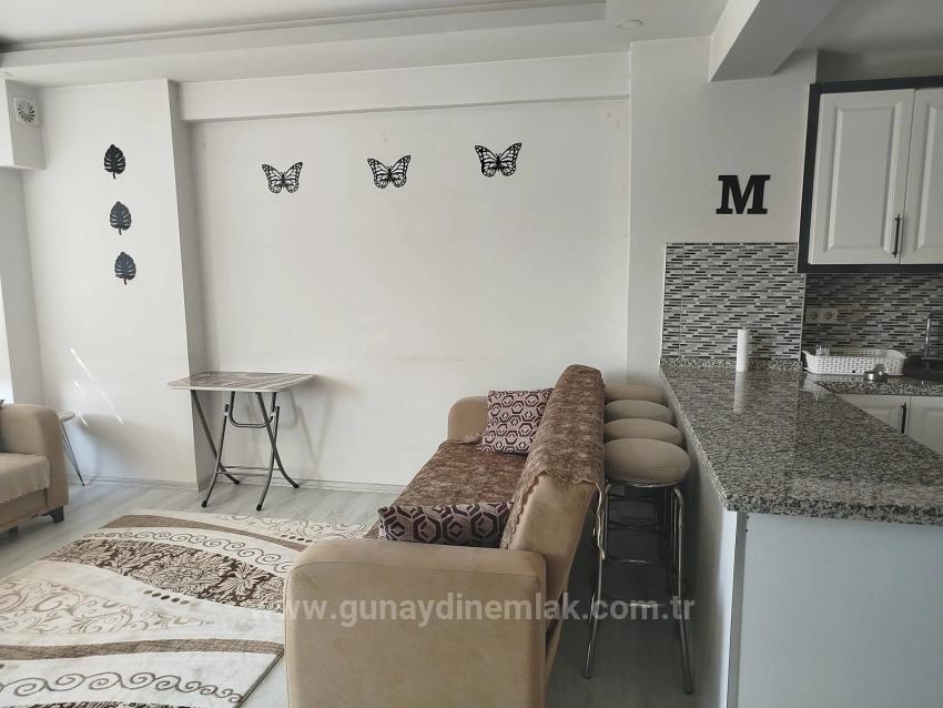 Ortaca Merkez De Eşyalı Kiralık Geniş 1+1 Daire