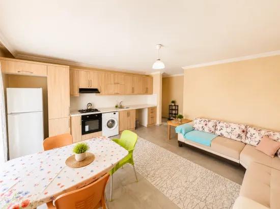 Ortaca Karaburun da full eşyalı kiralık 1+1 daire