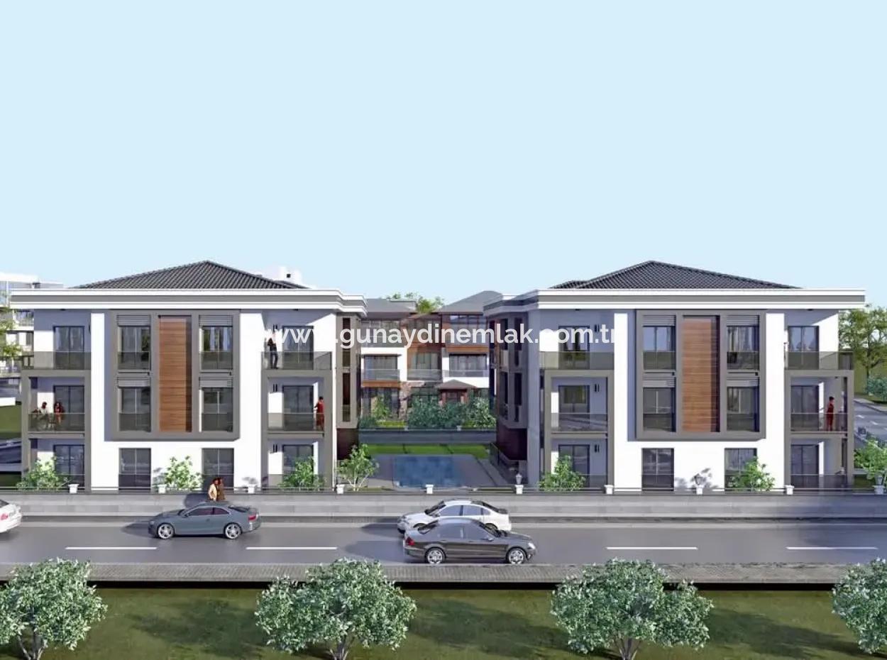 Muğla Ortacada Çaylı Tatil Sitesi 2+1 Lux Havuzlu Satılık Daireler