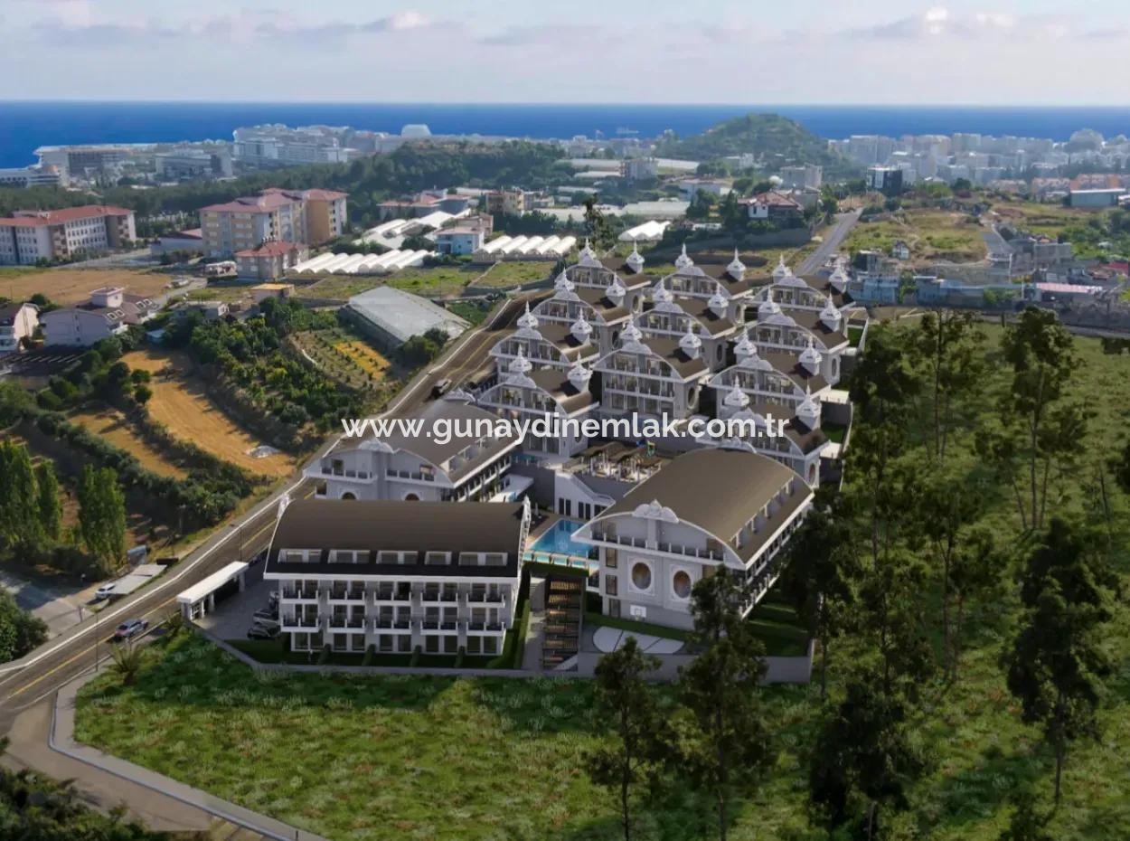 Antalya Alanyada 2+1 Residence Bahçe Dublex Satılık Lux Daireler