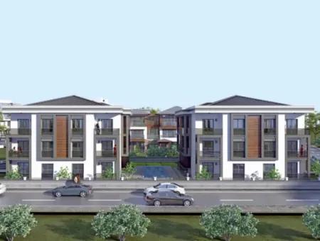 Muğla Ortacada Çaylı Tatil Sitesi 2+1 Lux Havuzlu Satılık Daireler