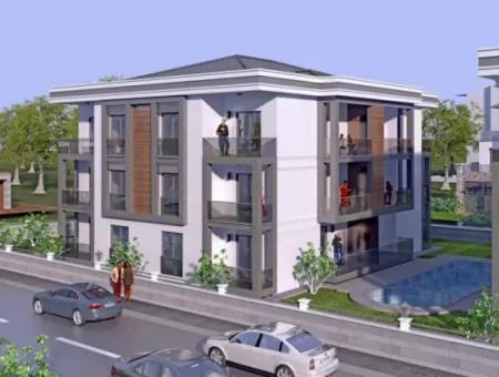 Muğla Ortacada Çaylı Tatil Sitesi 2+1 Lux Havuzlu Satılık Daireler
