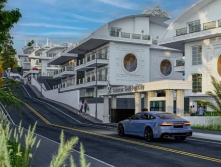 Antalya Alanyada 2+1 Residence Bahçe Dublex Satılık Lux Daireler