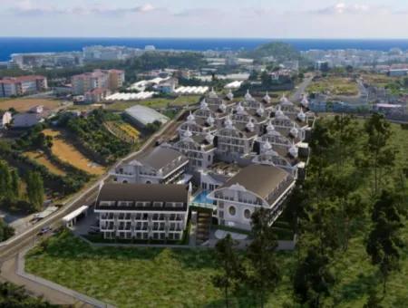 Antalya Alanyada 2+1 Residence Bahçe Dublex Satılık Lux Daireler