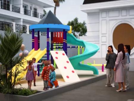 Antalya Alanyada 2+1 Residence Bahçe Dublex Satılık Lux Daireler