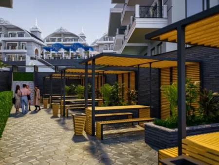 Antalya Alanyada 2+1 Residence Bahçe Dublex Satılık Lux Daireler