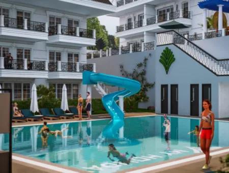 Antalya Alanyada 2+1 Residence Bahçe Dublex Satılık Lux Daireler