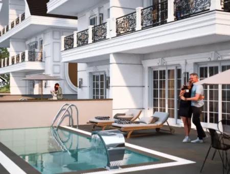 Antalya Alanyada 2+1 Residence Bahçe Dublex Satılık Lux Daireler