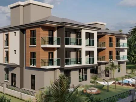 Ortaca Çaylıda Yüzme Havuzlu 2+1 Satılık Lux Daireler