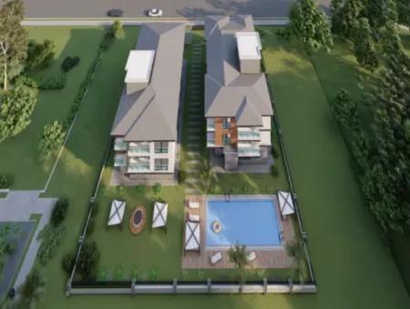 Ortaca Çaylıda Yüzme Havuzlu 2+1 Satılık Lux Daireler
