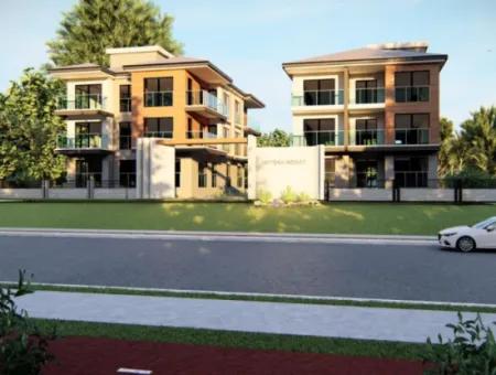 Ortaca Çaylıda Yüzme Havuzlu 2+1 Satılık Lux Daireler