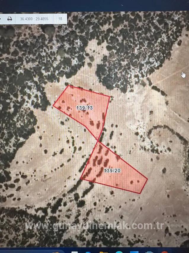 Kaş Cemre Yaylapalamut Mah. Satılık Tarla - Tarla İmar Durumlu - 3.350 m²